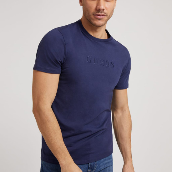 Guess Ανδρική κοντομάνικη μπλούζα EE SS Pima Emb Logo Crew T Shirt